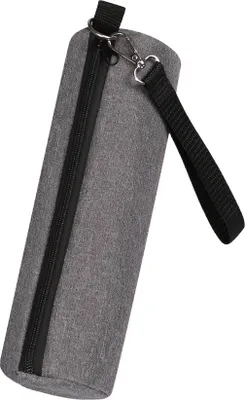 Produktbild von INF Isolierte Getränkedose Kühltasche, zylindrische Thermo Kühltasche für Bier, Getränke und Limonade Grau