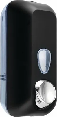 Productafbeelding van Marplast gekleurde zeepdispenser, 550 ml, ABS, mat zwart