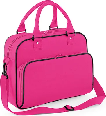 Immagine prodotto di BagBase BG145 | Borsa danza junior / 39 x 29 x 16 cm - Colore: fucsia/nero - Dimensioni: 39 x 29 x 16 cm
