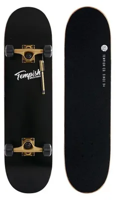Image de Skateboard vide 31 x 8 pouces noir 2 pièces