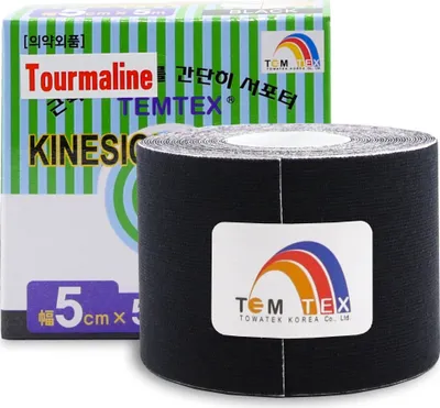 Productafbeelding van Temtex tape, toermalijn, zwart, 5 cm
