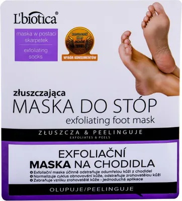 Produktbild von L'biotica Exfolierende Fußmaske, 1 Paar