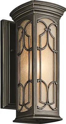 Immagine prodotto di Applique da esterno bronzo antico E27 60W Franceasi Kichler