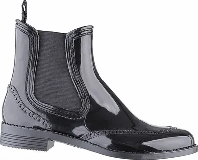 Produktbild von Beck City chice Damen PVC Regen Boots schwarz, herausnehmbare Einlegesohle, Gummi Laufsohle