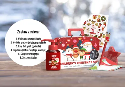 Produktbild von HISKIN Kinder-Weihnachtsset 6-teilig.