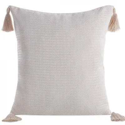 Produktbild von Dekorativer Kissenbezug Sofakissen BOHO 3 creme 45x45
