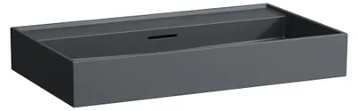 Image de LAUFEN Kartell lavabo à encastrer, sans trou pour robinet, avec trop-plein, 800x460mm, H8103367581091