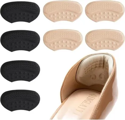 Produktbild von Fersenpolster, 4 Paar Fersenpads, dickes, selbstklebendes Schuhfutter, rutschfeste Schuhschoner