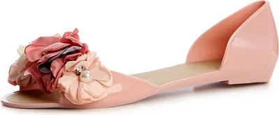 Produktbild von topschuhe24 1428 Damen Bade Sandalen Sandaletten Blume Verziert, Farbe:Rose - Rosa, Größe:38 EU