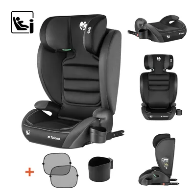 Produktbild von Tulano Joy 25 Kindersitz i-Size ECE R129, 100–150 cm, 3,5–12 Jahre, höhenverstellbar, Getränkehalter, Sonnenblenden