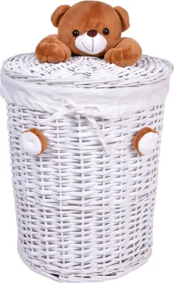 Obrázok produktu pre Prútený kôš medveď 40L