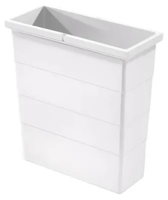 Image de Hailo Seau intérieur 1126899 blanc 12 litres 320 x 156 x 295 mm 2 anses