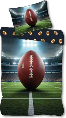 Produktbild von American Football - Wende-Bettwäsche-Set, 135x200 & 80x80