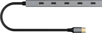 Produktbild von InLine 35392E, USB Typ-C, USB Typ-C, 10000 Mbit/s, Grau, 100 W, 0,15 m
