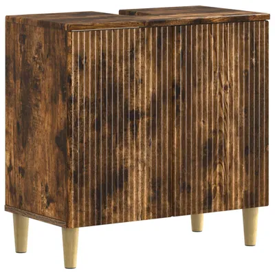 Obrázok produktu pre vidaXL Skrinka pod umývadlo ARNHEM, imitácia duba, 59,5 x 31,5 x 59 cm