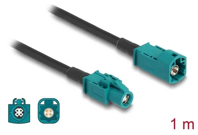 Productafbeelding van Delock kabel, HSD-Z stekker naar HSD-Z connector, 1 meter