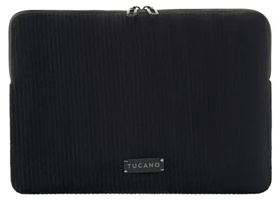 Immagine prodotto di Tucano Velluto Custodia per MacBook 16" – Chiusura a doppia cerniera – Materiale resistente ai graffi – Struttura di 4 mm di spessore – Nero
