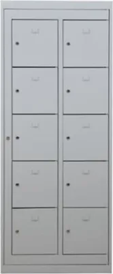Produktbild von Schließfachschrank Penguin | HxBxT 180x74x50 cm | Grau