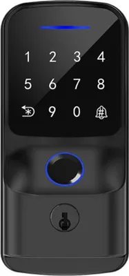 Produktbild von INF Einfacher Fingerabdruck Smart Lock Türschloss Aluminiumlegierung 15.8cm x 7cm für Zuhause und Büro
