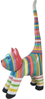 Image de Abstrait 190cm Figure Chat Statue Décoration Jardin Design Statues