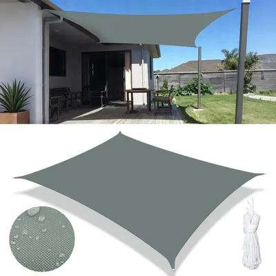 Produktbild von Sonnensegel Wasserdicht,Rechteckig,Sonnenschutz,Reißfest,95% UV Schutz