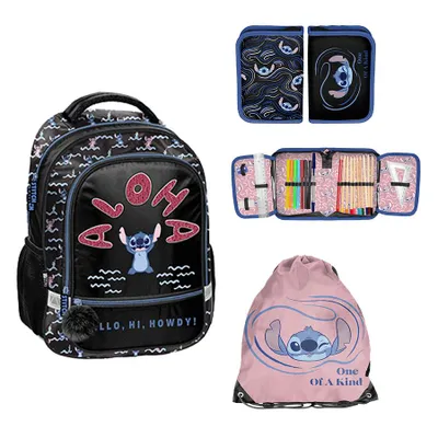 Zdjęcie produktu dla Zestaw szkolny 3-elementowy Plecak Stitch One of a kind Paso