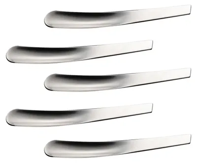 Produktbild von Edelstahl Eierlöffel 5 Stück mit ergonomischem Griffdesign 10,7 x 1,5 cm für Frühstück und Küchenbedarf