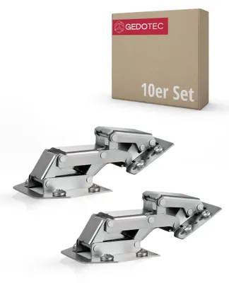 Scharnier CH 300, Stahl vernickelt, 10 Stück, 2,1 kg