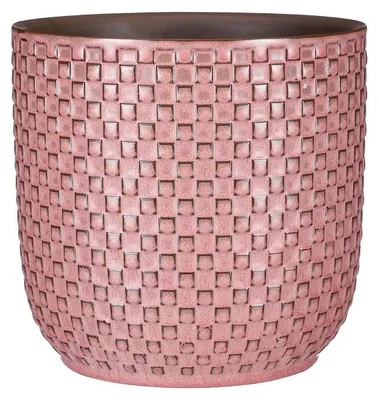 Produktbild von Mica Decorations Pflanzentopf - Keramik - rosa - 19 x 17 cm