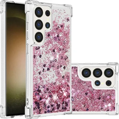 Produktbild von Samsung Galaxy S25 Ultra Hülle - Coverup Liquid Glitzer Back Cover - Roségold
