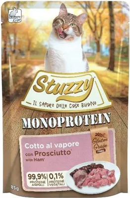 Immagine prodotto di STUZZY Monoprotein Prosciutto - cibo umido per gatti - 85g
