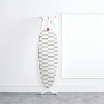 Zdjęcie produktu dla Pokrowiec na deskę do prasowania - pokrowiec uniwersalny - 130 x 47 cm - Biały - Do uniwersalnych desek do prasowania