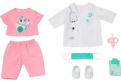 Obrázek produktu pro BABY born Doctor Outfit 43cm, Kostým pro panenky, 3 rok/roky