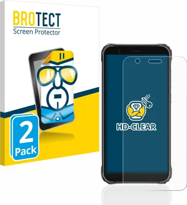 Produktbild von 2x Für Blackview BV4900 Pro Schutzfolie BROTECT Displayschutz Display Schutz Folie Klar Transparent