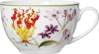 Image de Ritzenhoff & Breker Tasse à café Flora, tasse à thé, tasse à café, mug, porcelaine, multicolore, 250 ml, 426083