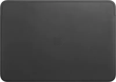 Productafbeelding van Apple Leather Laptophoes 16 inch - Laptopsleeve - Zwart