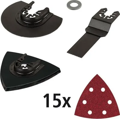 Produktbild von wolfcraft 1 Vibrationssägen-Projektset Innenausbau Holz