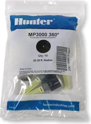 Produktbild von Hunter | Sprühdüse MP3000 – 360° – Grau – Präzise Bewässerung – Wassersparend – Flexibel einsetzbar