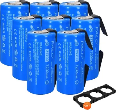 Obrázek produktu pro LiFePO4 baterie, kapacita 7200 mAh, vysoká vybíjecí rychlost, 8 kusů baterií