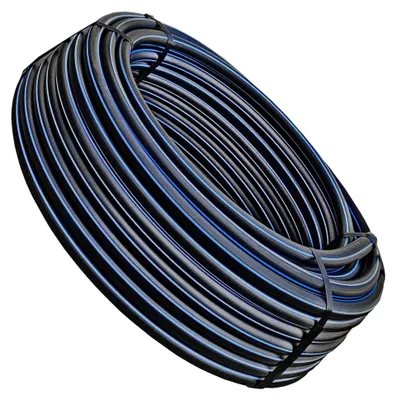 Produktbild von PE Rohr mit einem Außendurchmesser von 32 mm - Länge 1 m - Druck PN 12,5 Bar - Trinkwasser geeignet für Klemmverbinder und Fittings zur Bewässerung