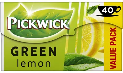 Produktbild von Pickwick Grüner Tee Zitrone 80 g – Aromatischer grüner Tee mit Zitronengeschmack