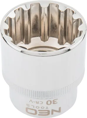 Produktbild von Vielzahn-Steckschlüsseleinsatz 1/2", 30 mm