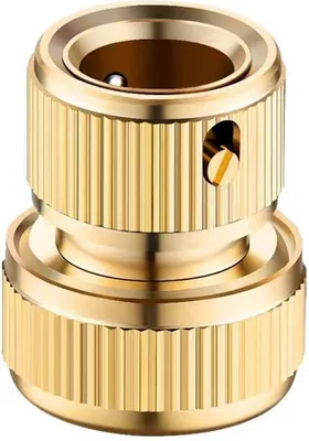Produktbild von INF Wasserhahn Adapter 6/4 Zoll Messing Schlauchverbinder für Gartenbewässerung