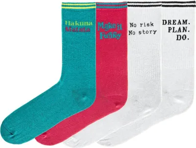 Produktbild von FUNKY STEPS Socken für Frauen, 4 Stück., 36-40