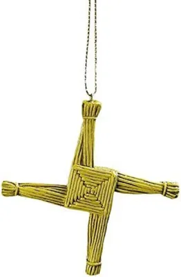 St. Brigids Kreuz Ornament, 8,3 cm, Harz, Mehrfarbig