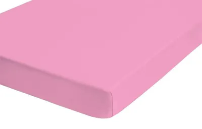 Produktbild von Biberna Fein-Jersey Spannbettlaken Spannbetttuch 90x200 cm - 100x200 cm Pink