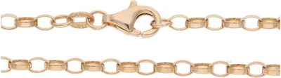 Produktbild von Silber Kette 925 Ankerkette 2,5 mm Breit Roségold plattiert JL18-05-0341 60 cm