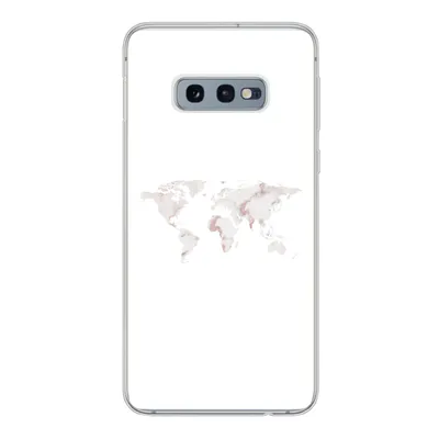 Produktbild von MuchoWow® Handyhülle Schutzhülle Hülle für Samsung Galaxy S10e Weltkarte - Marmor - Karte Silikon Softcase Handy Hülle - Handy