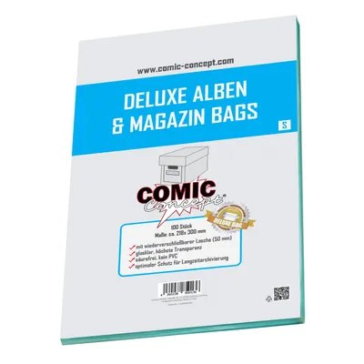 Produktbild von Comic Concept Deluxe Alben & Magazin Bags S (218 x 300 mm) mit Lasche