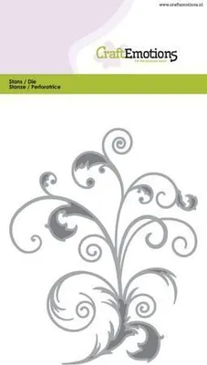 Produktbild von CraftEmotions Stanz- und Prägeschablone - Swirl